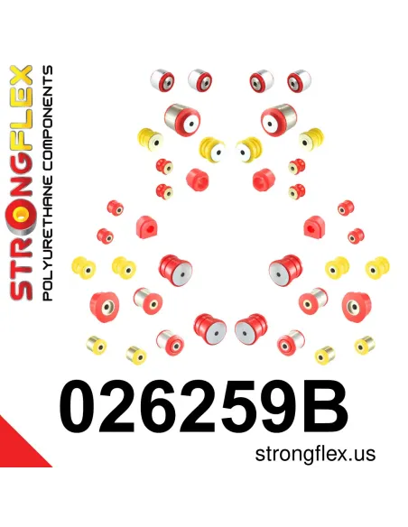 026259B: Full suspension polyurethane bush kit