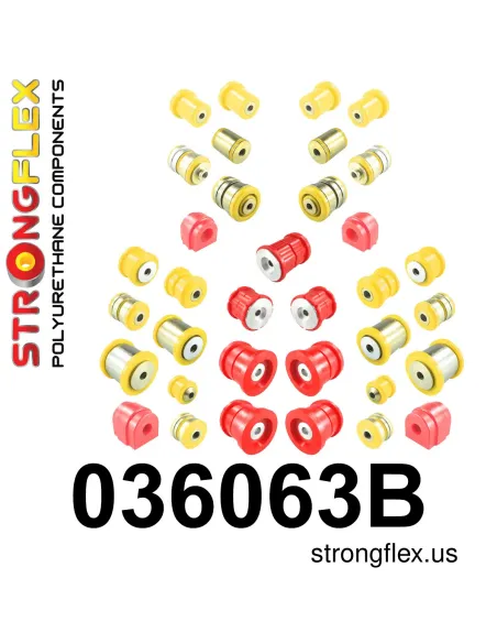 036063B: Full suspension polyurethane bush kit