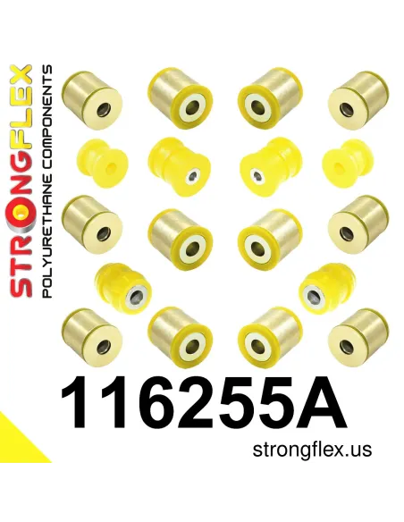 116255A: Rear suspension bush kit SPORT
