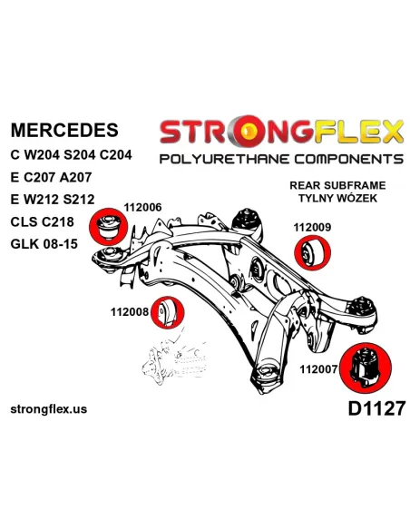 112008B: Rear diff mount - front bush