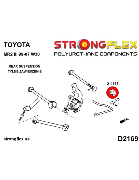 211687B: Front/rear anti roll bar bush