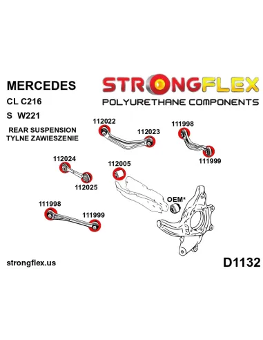 112022A: Rear lower arm – inner bush SPORT