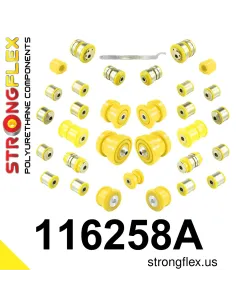 116258A: Full suspension polyurethane bush kit SPORT