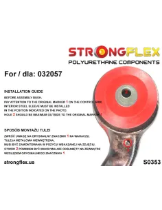 032057B: Front lower wishbone bush – front 2