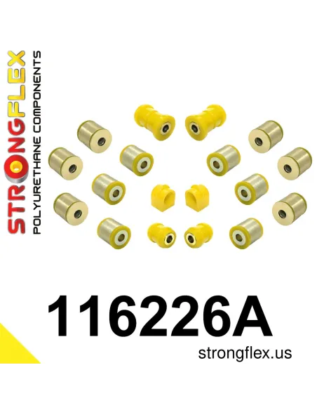 116226A: Rear suspension bush kit SPORT