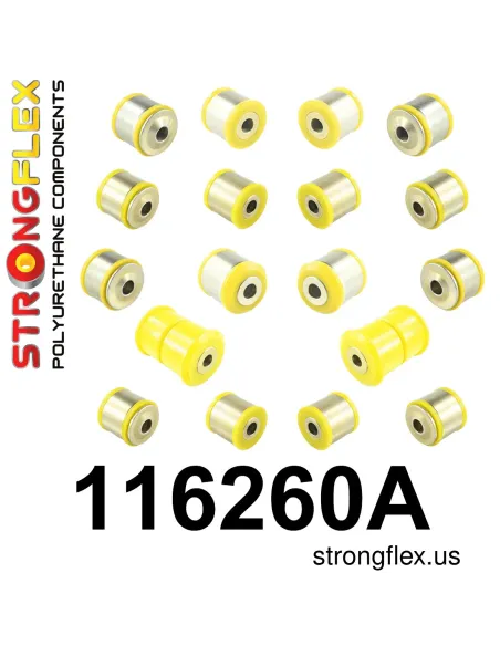 116260A: Rear suspension bush kit SPORT