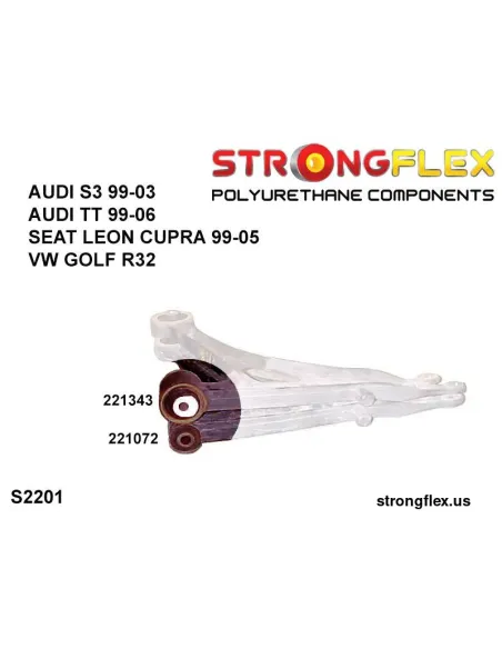 221343B: Front wishbone front bush 221343B: Front wishbone front bush