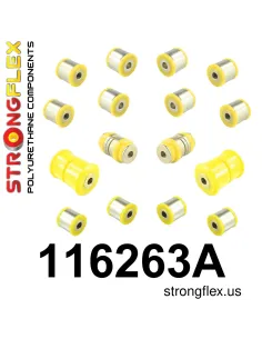 116263A: Rear suspension bush kit SPORT