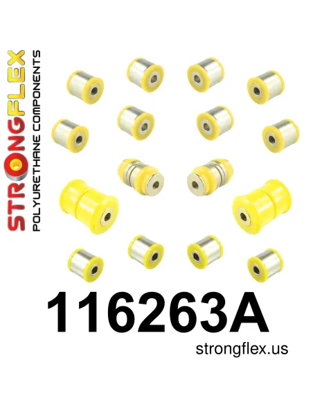 116263A: Rear suspension bush kit SPORT