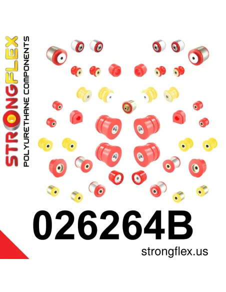 026264B: Full suspension polyurethane bush kit