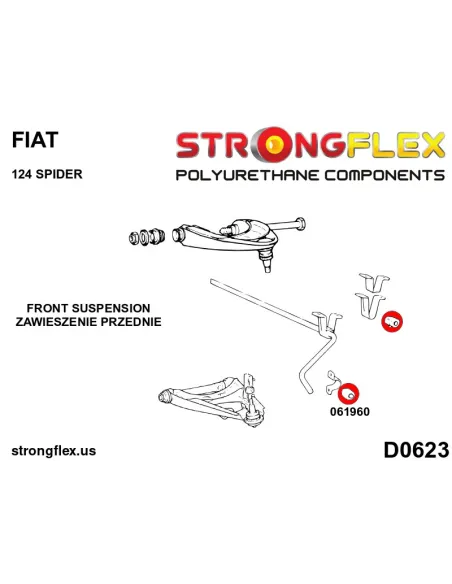 061960B: Front anti roll bar bush