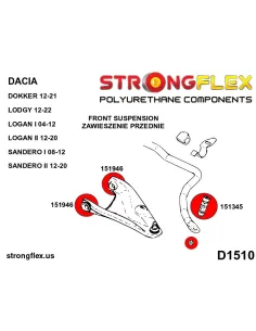 151946B: Front lower arm bush 2