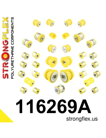 116269A: Full suspension polyurethane bush kit SPORT