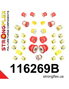 116269B: Full suspension polyurethane bush kit