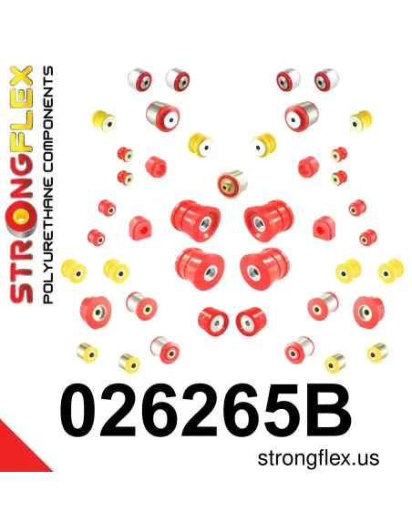 026265B: Full suspension polyurethane bush kit
