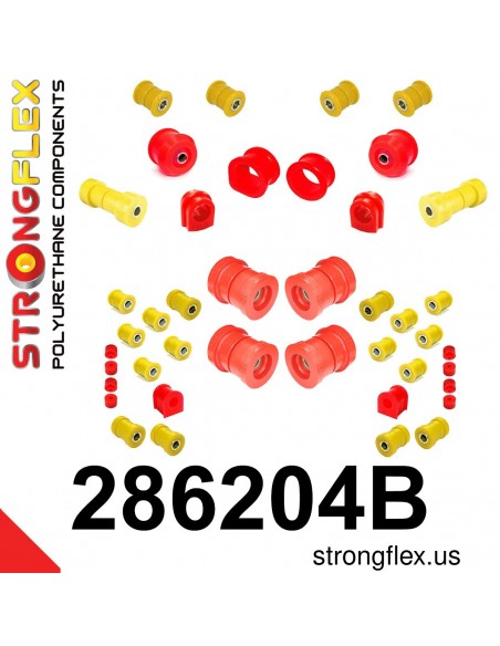 286204B: Full suspension bush kit R33 R34 AWD