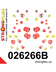 026266B: Full suspension polyurethane bush kit