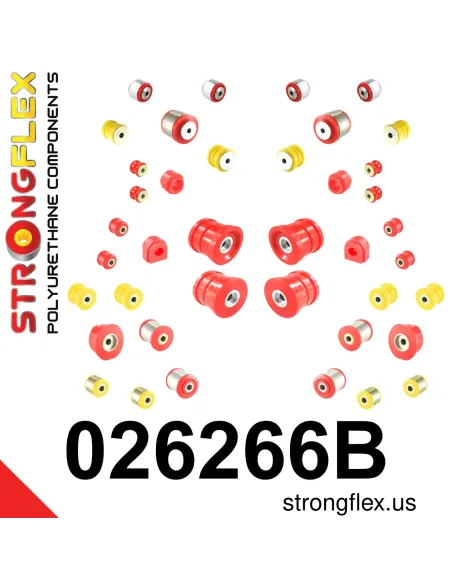 026266B: Full suspension polyurethane bush kit