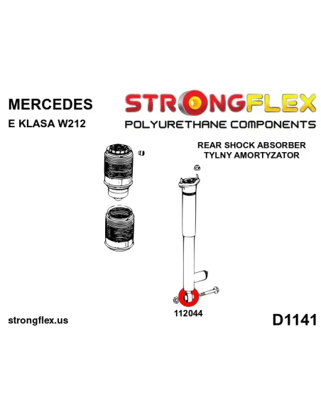 112044B: Rear shock absorber bush