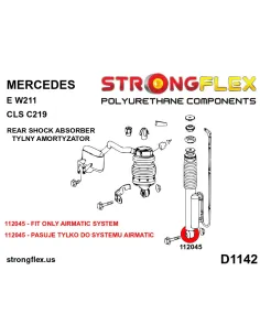 112045A: Rear shock absorber bush SPORT 2