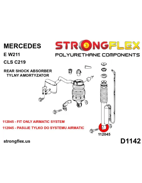 112045B: Rear shock absorber bush