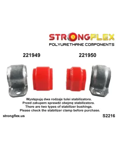 221950B: Front / rear stabilizer bush 2