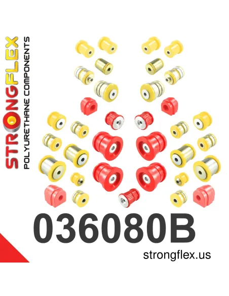 036080B: Full suspension polyurethane bush kit