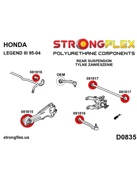 081818B: Rear anti roll bar bush