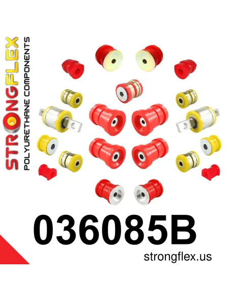 036085B: Full suspension polyurethane bush kit