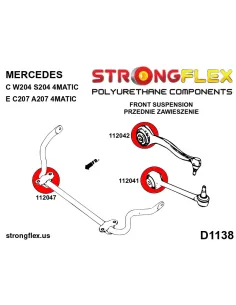 116270A: Front suspension bush kit SPORT 2