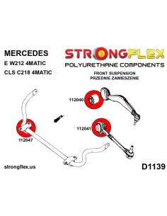 116272B: Front suspension bush kit 2