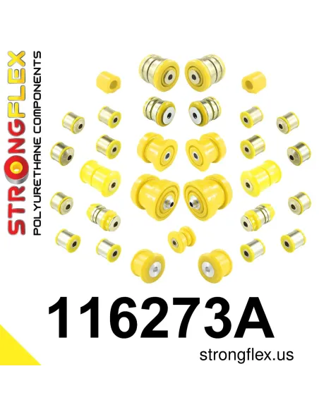 116273A: Full suspension polyurethane bush kit SPORT