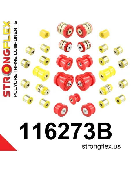 116273B: Full suspension polyurethane bush kit