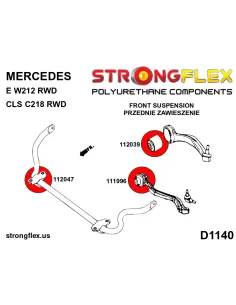 116274A: Front suspension bush kit SPORT 2