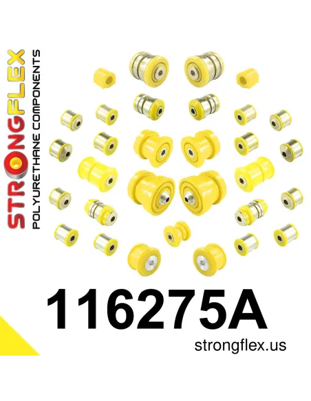 116275A: Full suspension polyurethane bush kit SPORT