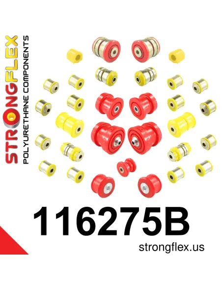 116275B: Full suspension polyurethane bush kit