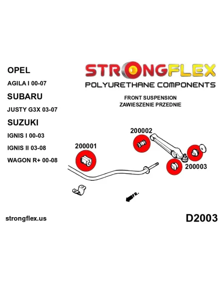 200002B: Front wishbone bush – inside