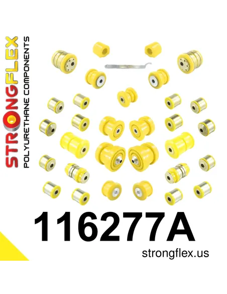 116277A: Full suspension polyurethane bush kit SPORT