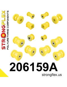 206159A: Full suspension polyurethane bush kit SPORT