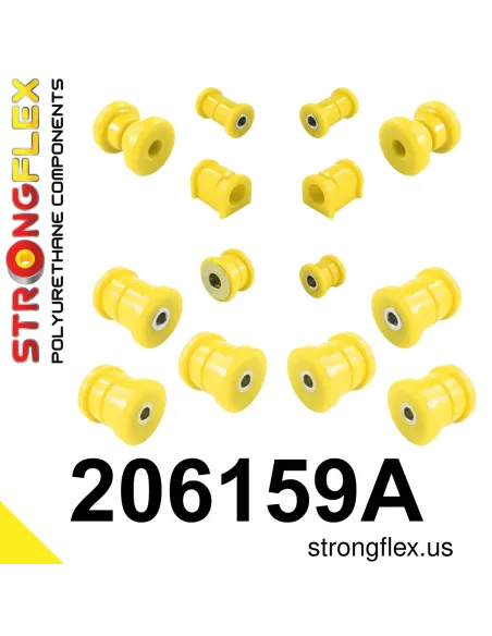 206159A: Full suspension polyurethane bush kit SPORT