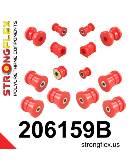 206159B: Full suspension polyurethane bush kit