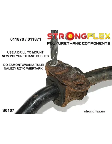 016254A: Front suspension bush kit SPORT