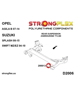 200013A: Rear beam bush SPORT 2