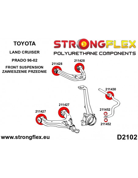 高速配送 211427A: Front lower arm bush SPORT ジャケット・アウター