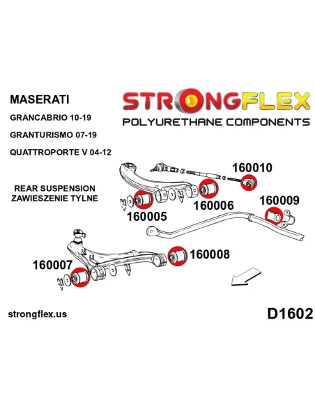 160008A: Rear lower arm – rear bush SPORT