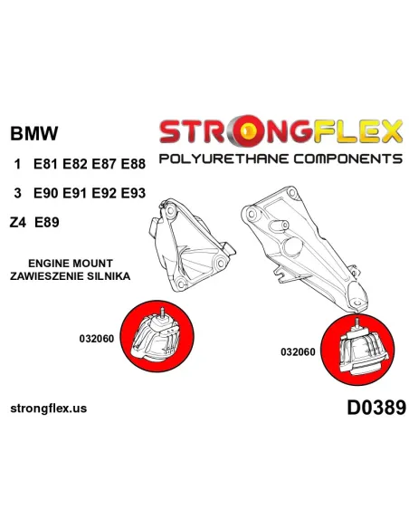 032060B: Engine mount E90 E81 E84 E89