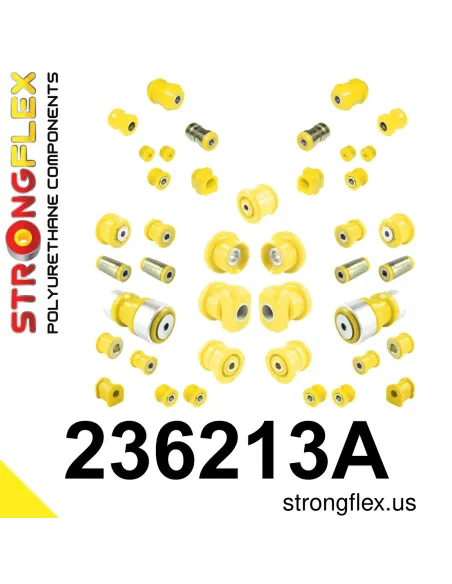 236213A: Full suspension bush kit SPORT
