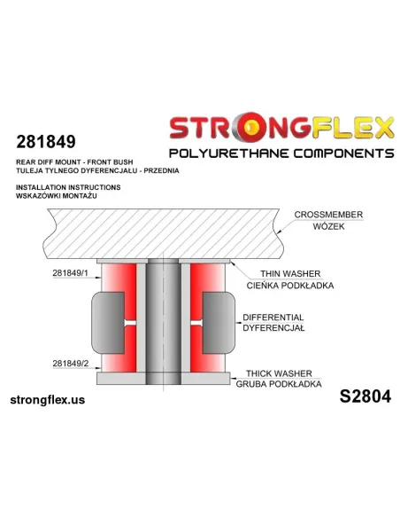 286204A: Full suspension bush kit R33 R34 AWD SPORT
