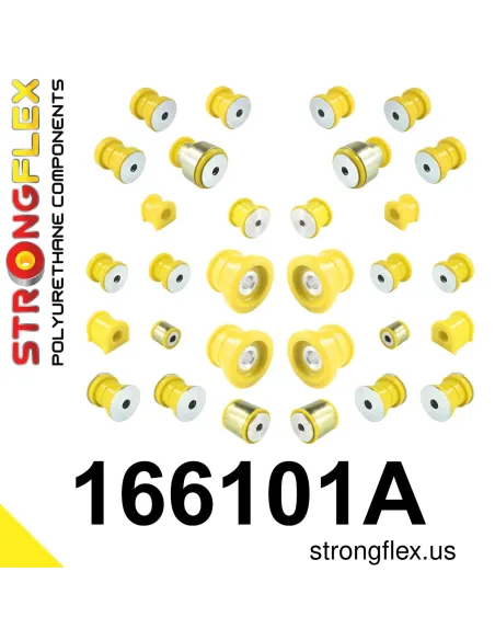 166101A: Full suspension polyurethane bush kit SPORT