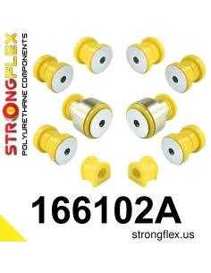 166102A: Front suspension bush kit SPORT